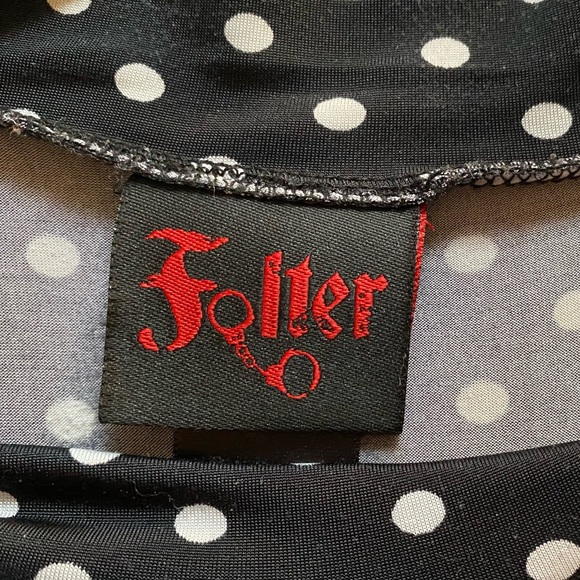 Folter rockabilly polka dot dress - Picture 9 of 9